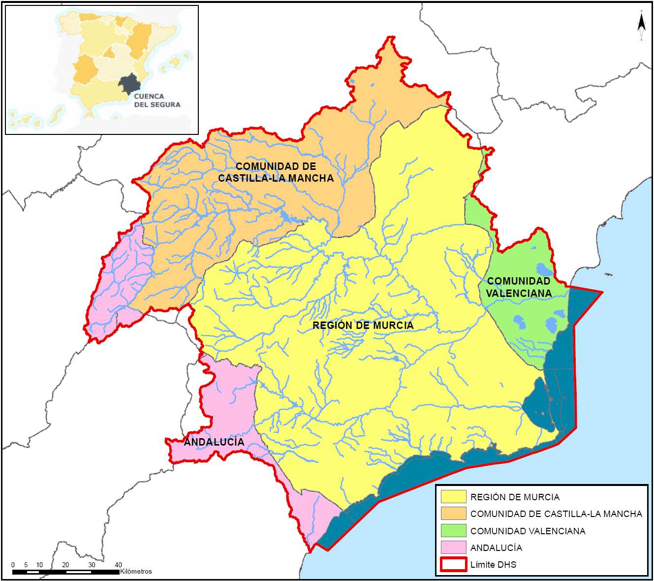 Jaén, Granada y Almería), Castilla-La Mancha (provincia de Albacete) y Valencia (provincia de Alicante).