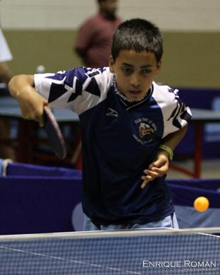 Campeón Dobles Masculinos U-13 Panamericanos 2008 y Medalla Bronce Individual U-15 en el ITTF Junior Circuit 2008 en Venezuela. YOMAR GONZÁLEZ RODRÍGUEZ Yomar González Rodríguez - Edad 13 años.