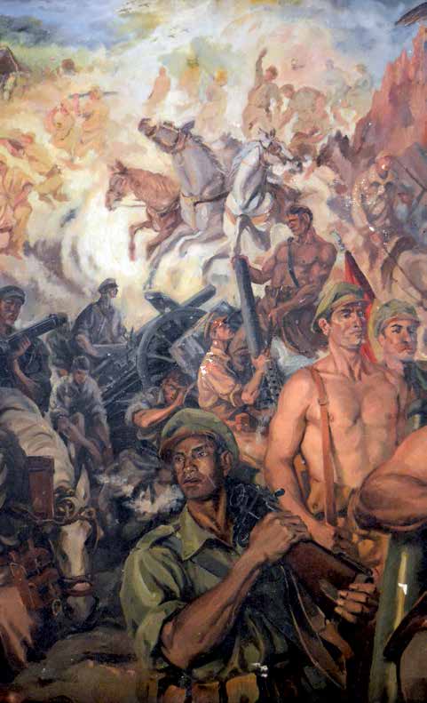 Desarrollo de la Conflagración 8 Título: Fortaleza del pueblo Autor: Arturo Reque Meruvia El 15 de junio de 1932 el Ejército Boliviano toma el Fortín López, en la laguna Chuquisaca (Pitiantuta para