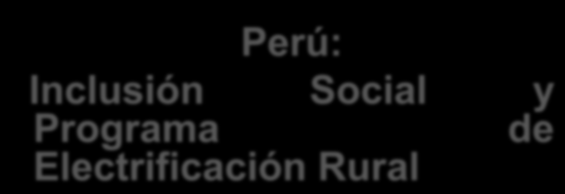 17 Perú: Inclusión Social y