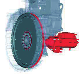 EL MOTOR DE PARTIDA PRINCIPIO DE OPERACIÓN: El motor de arranque consiste en: Un motor eléctrico con bobinas en serie que hace girar el motor para arrancar.