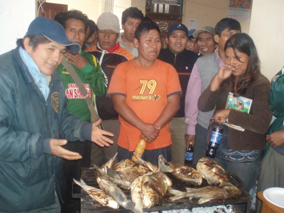 RESULTADO 02: Promovida la actividad acuícola de especies icticas tropicales mediante programas de capacitación y asistencia técnica a los productores rurales de las provincias de Carabaya y Sandia