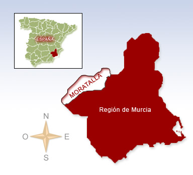 ESTUDIO SOCIOECONÓMICO: MORATALLA Situación del Municipio Este municipio se encuentra ubicado en la denominada Comarca del Noroeste, sita en la Región de Murcia, cuyo nombre originario según indican