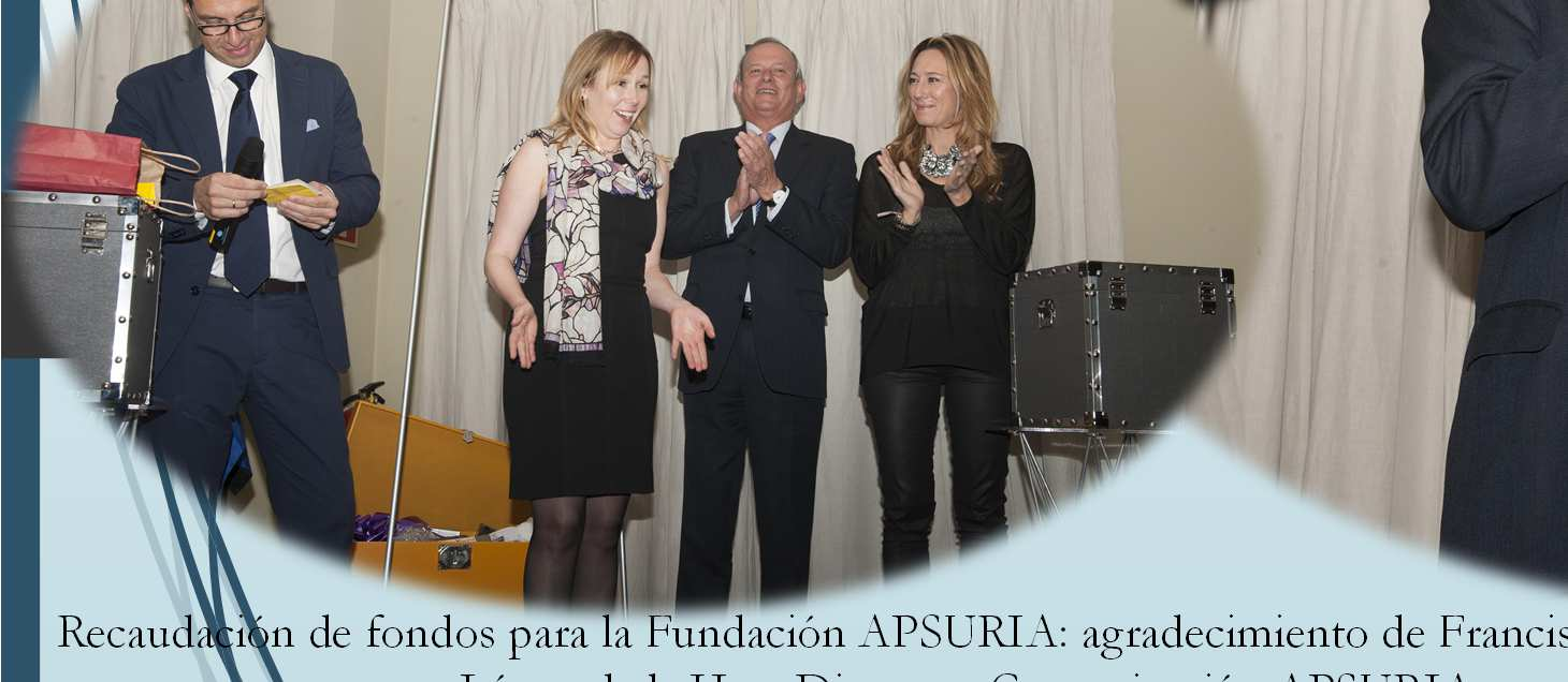 24 Recaudación de fondos para la Fundación APSURIA: agradecimiento de Francisco García Molina,