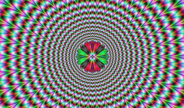 Las ilusiones ópticas Ilusión de movimiento