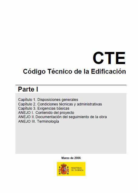 Documentos Básicos (CTE) DOCUMENTOS BÁSICOS DE SEGURIDAD: Seguridad Estructural.