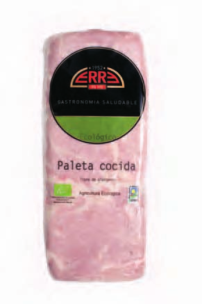 PALETA Cocida-Curada ECOLÓGICA. Una pieza más pequeña con los beneficios de la carne ecológica.