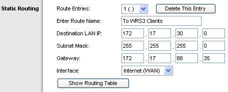 Ahora haga clic en Iniciar Traceroute; aparecerá elemento emergente. Si WRS2 supiera que puede ir a la red 172.17.30.0 desde la 172.17.88.35, lo enviaría directamente a esa dirección IP.
