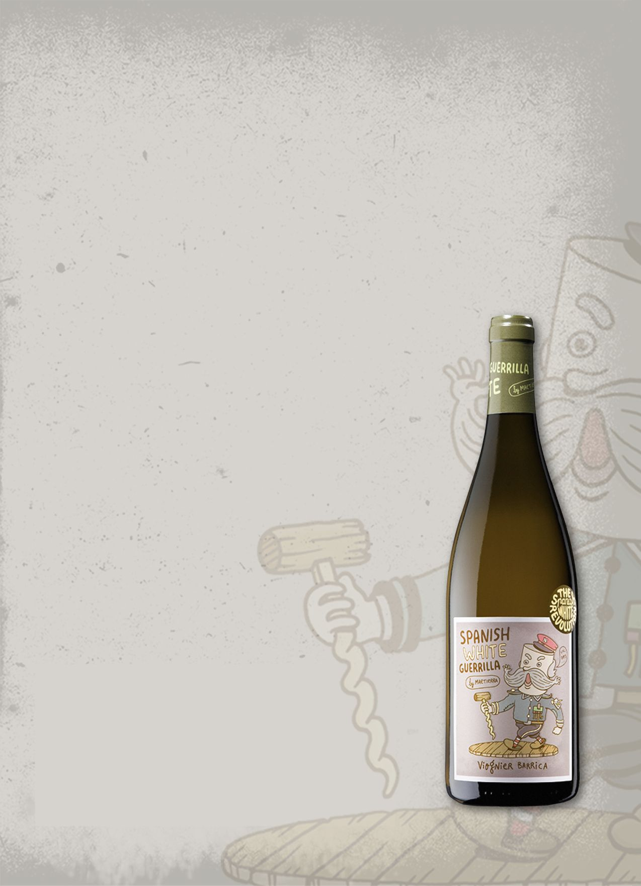Viognier Barrica es un vino monovarietal elaborado con uvas recogidas con un nivel de maduración alto para soportar el paso por barrica.