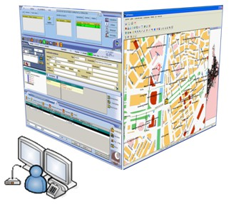 Solución adoptada Introducción funcional El Visor GIS Web incorporado en la familia de productos SENECA de Telefónica está integrado con la aplicación alfanumérica de gestión de emergencias para cada