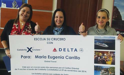 PÁG. 8 LA AGENCIA DE VIAJES Noviembre de 2014 MEXICO Celebrity Cruises dio a conocer los ganadores del concurso 2014 Recientemente Celebrity Cruises dio a conocer los nombres de los afortunados