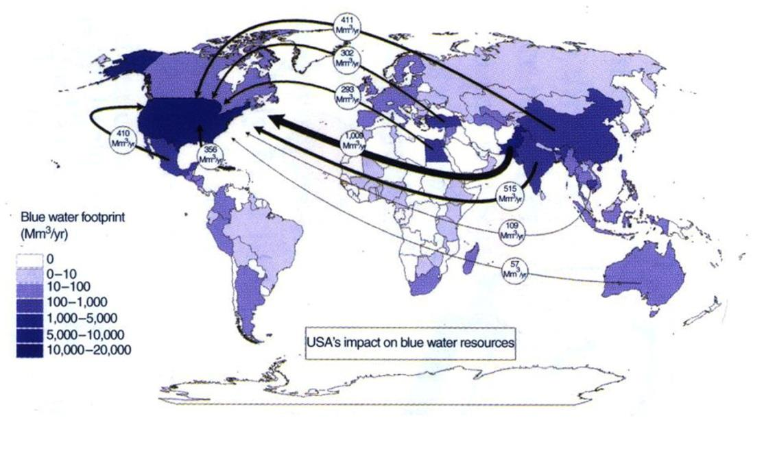 La globalización de los mercados incide en la redistribución los recursos hídricos por medio del comercio
