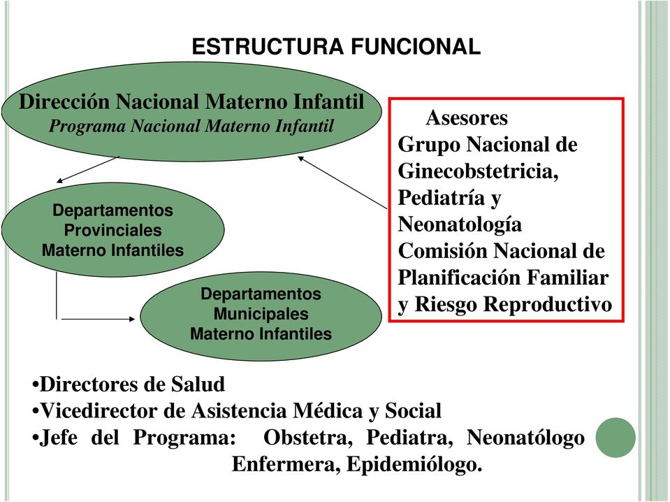 Ginecobstetricia, Pediatría y Neonatología Comisión Nacional de Planificación Familiar y Riesgo Reproductivo