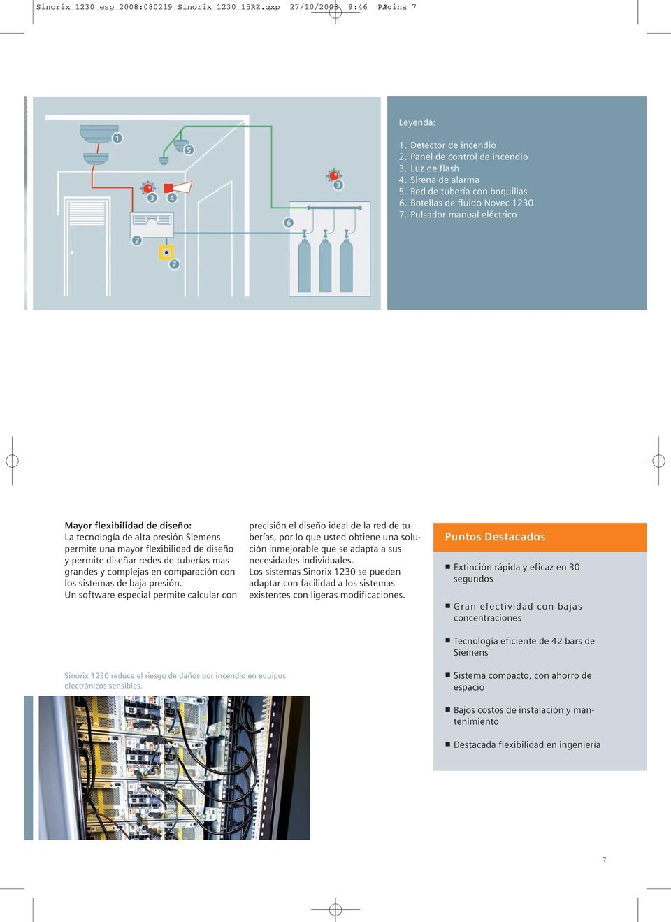 Pulsador manual eléctrico Mayor flexibilidad de diseño: La tecnología de alta presión Siemens permite una mayor flexibilidad de diseño y permite diseñar redes de tuberías mas grandes y complejas en