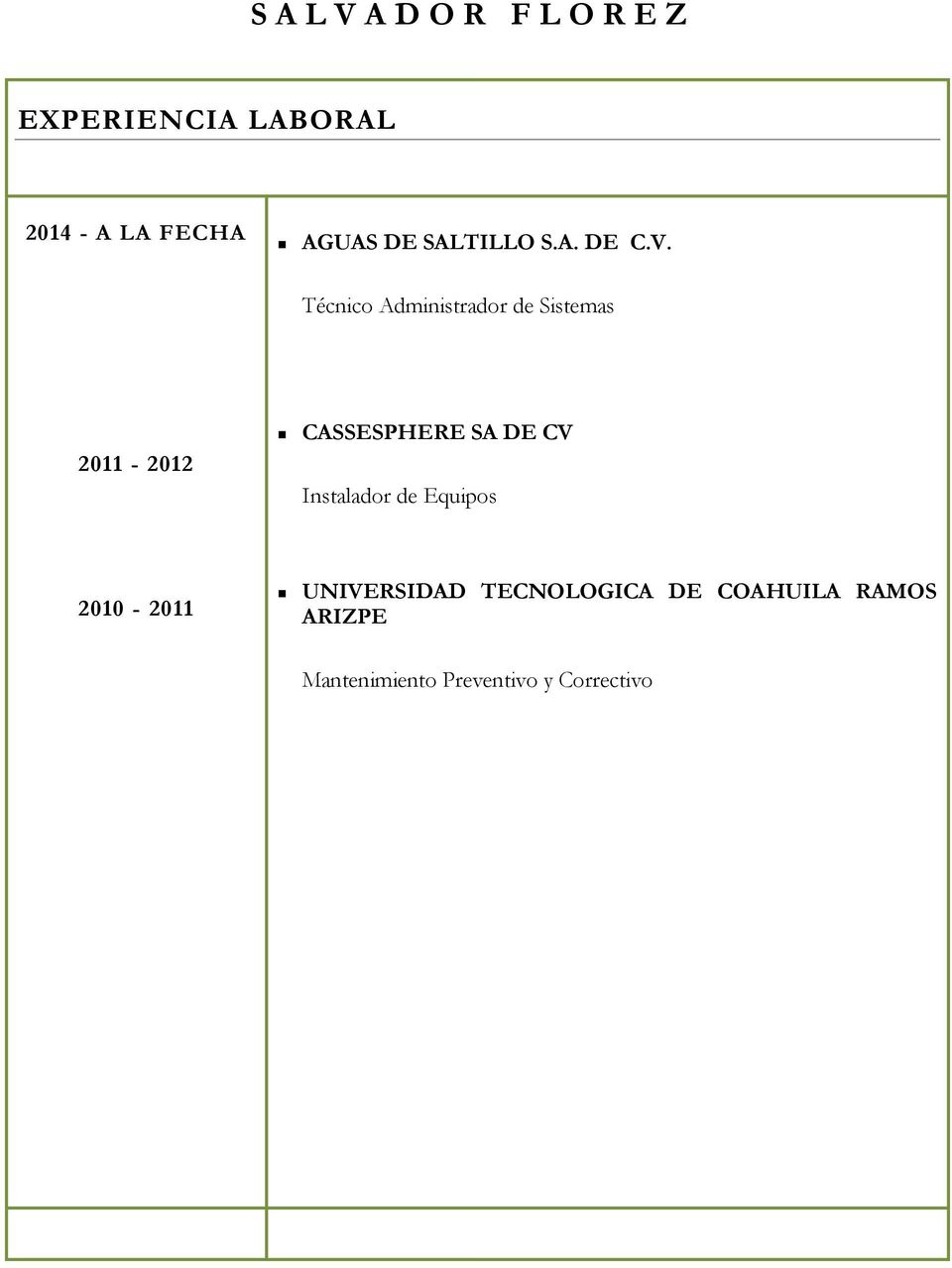 Instalador de Equipos 2010-2011 UNIVERSIDAD TECNOLOGICA