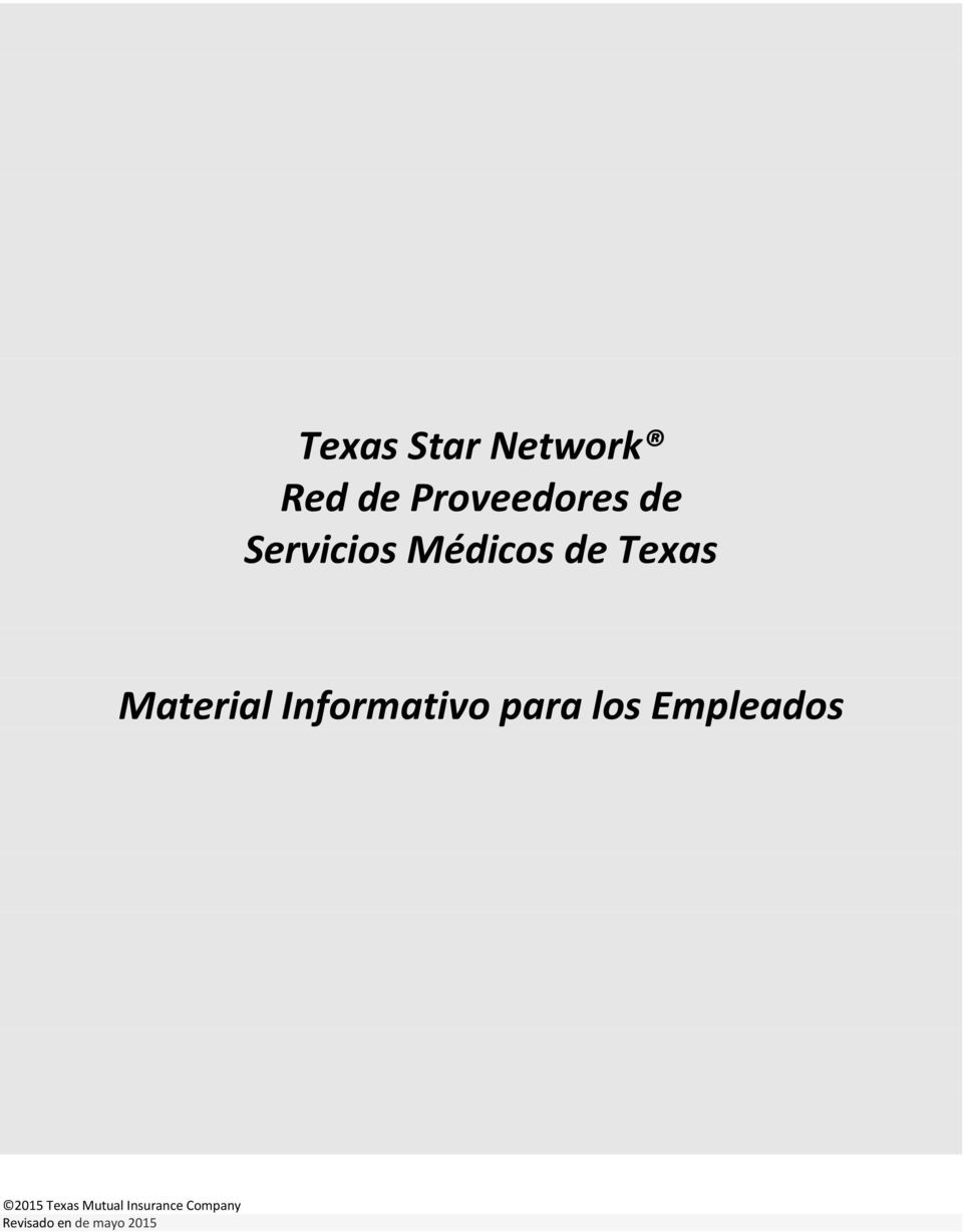 Médicos de Texas Material