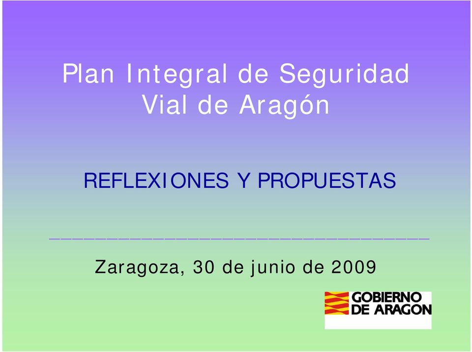Aragón REFLEXIONES Y