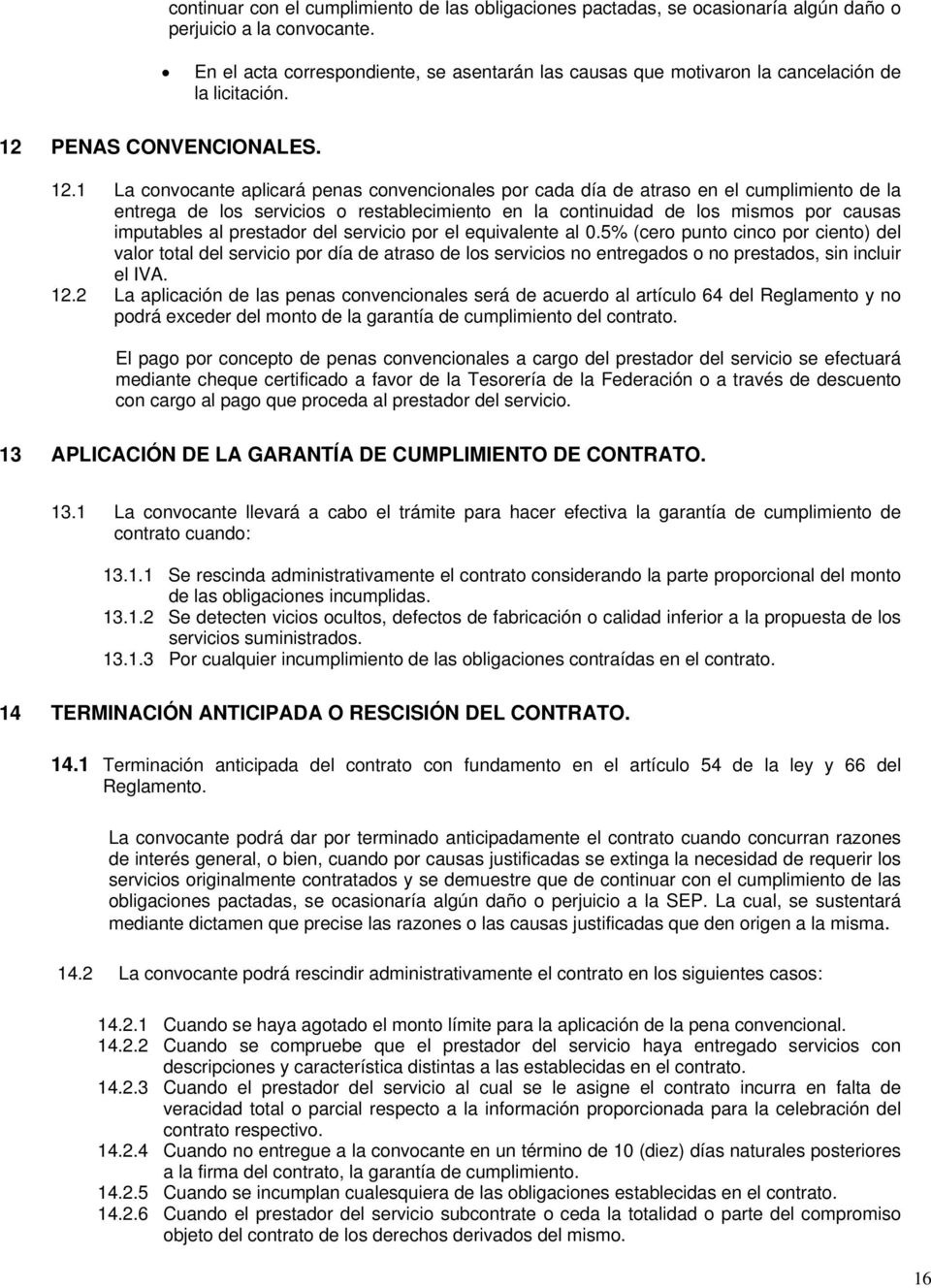 PENAS CONVENCIONALES. 12.