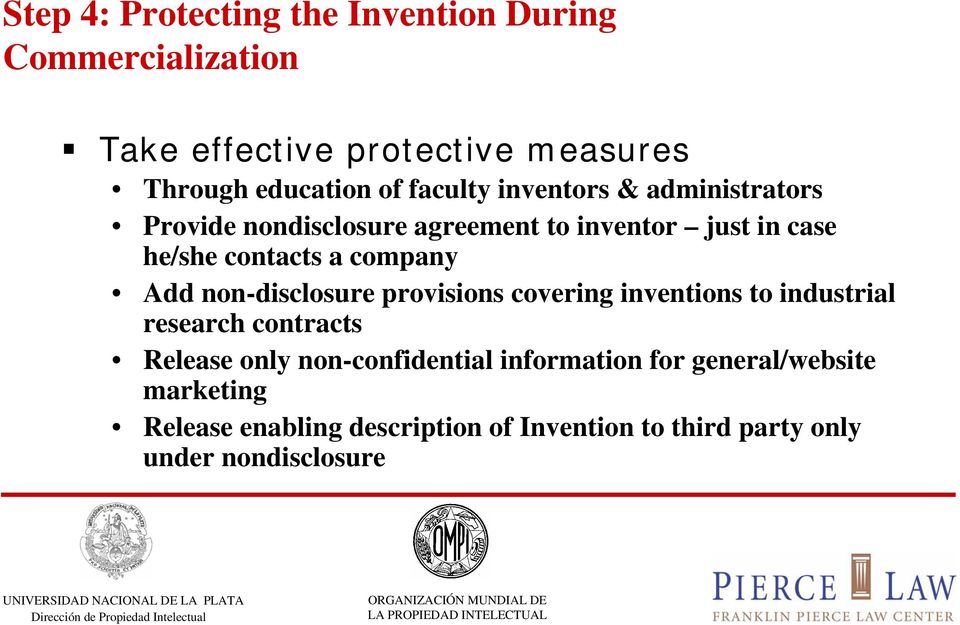 company Add non-disclosure provisions covering inventions to industrial research contracts Release only
