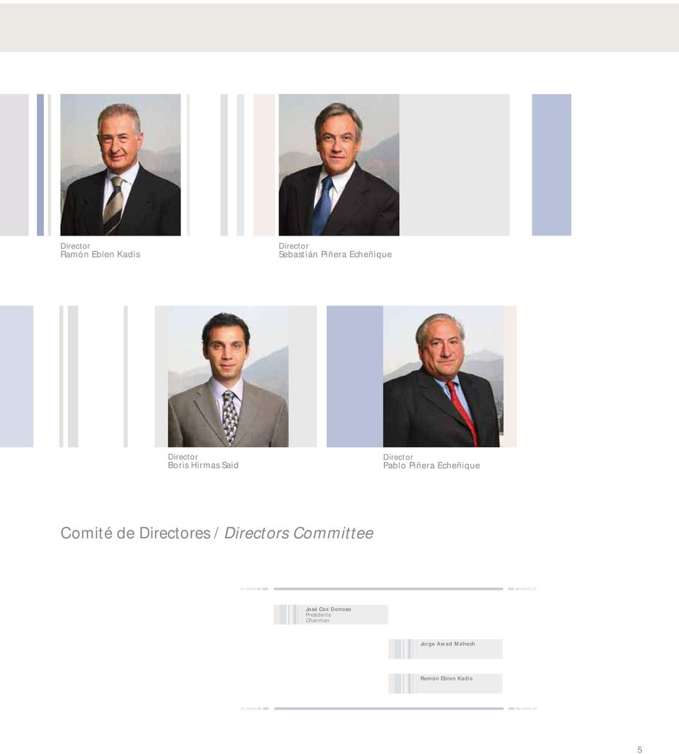 Echeñique Comité de Directores / Directors Committee José