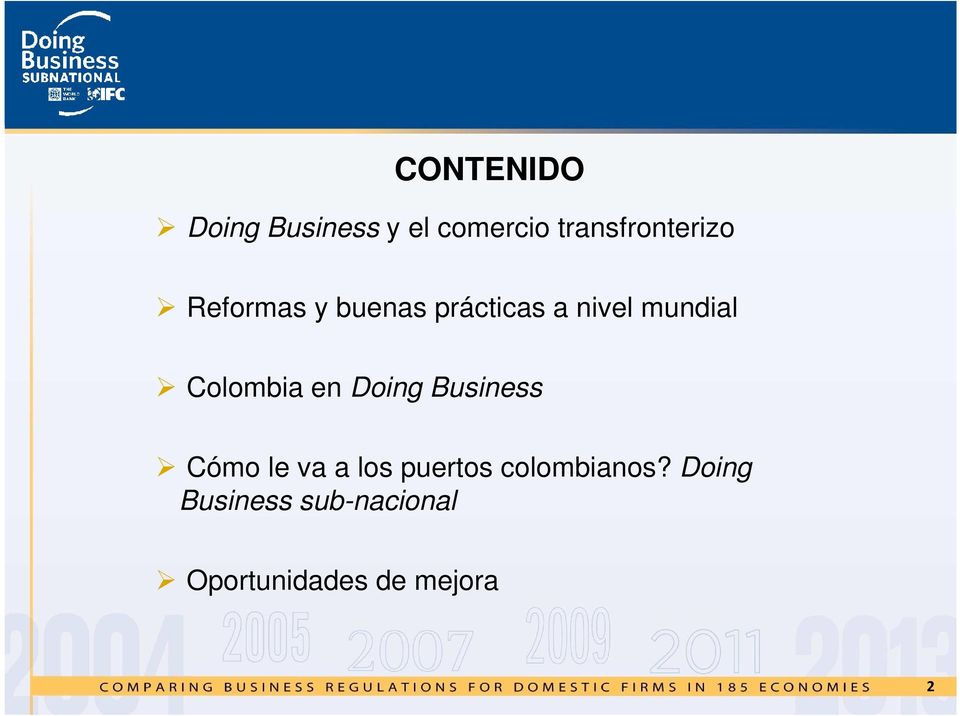 en Doing Business Cómo le va a los puertos colombianos?