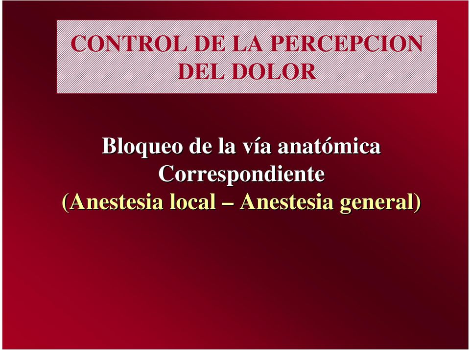 anatómica Correspondiente