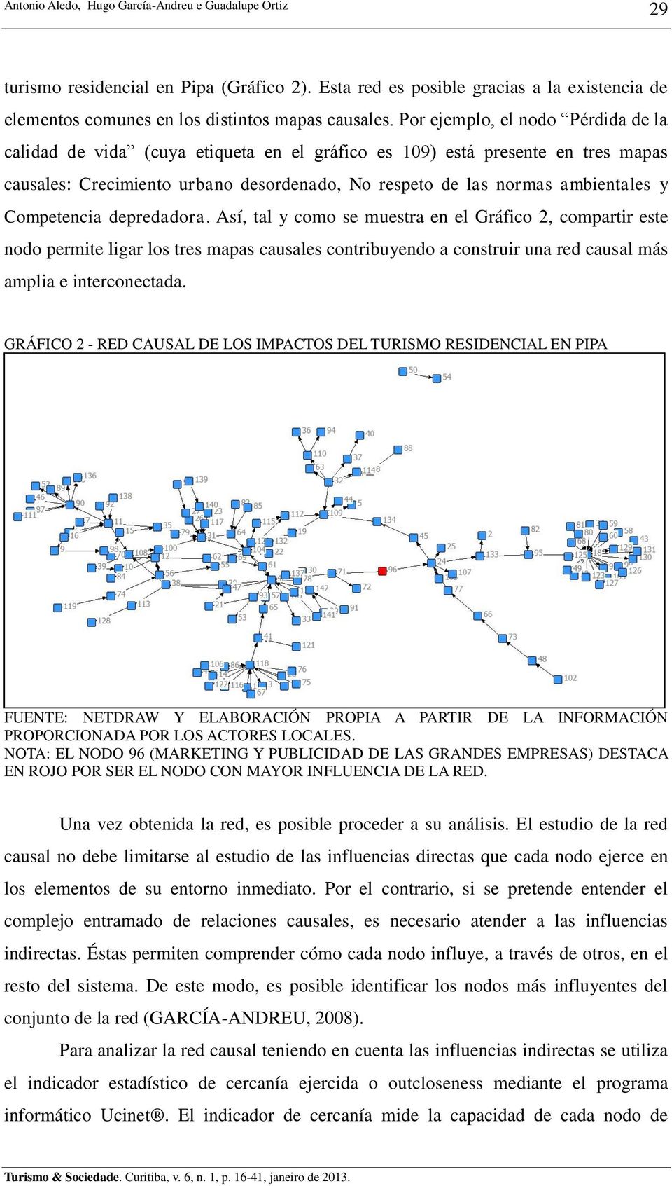 Competencia depredadora. Así, tal y como se muestra en el Gráfico 2, compartir este nodo permite ligar los tres mapas causales contribuyendo a construir una red causal más amplia e interconectada.