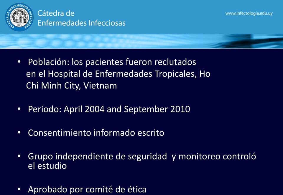2004 and September 2010 Consentimiento informado escrito Grupo