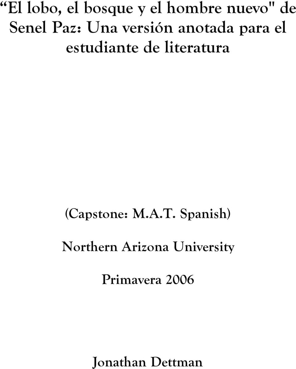 literatura (Capstone: M.A.T.