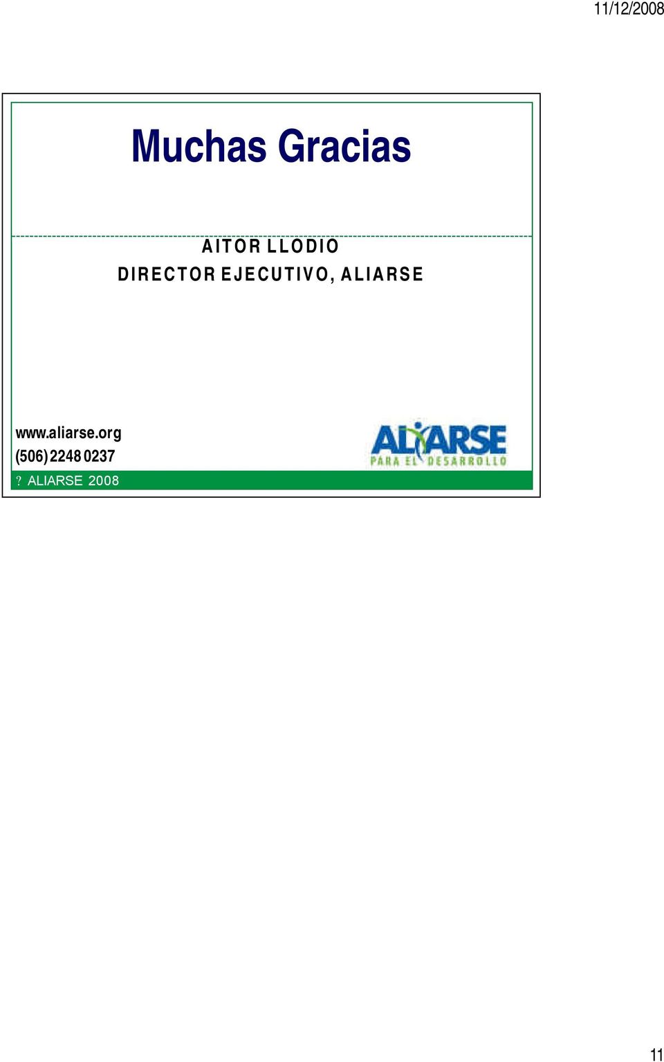 ALIARSE@ALIARSE.ORG www.