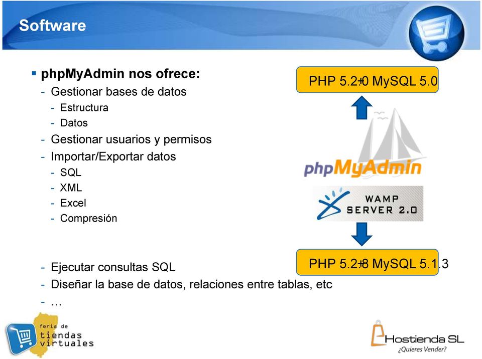 XML - Excel - Compresión PHP 5.2.0 + MySQL 5.