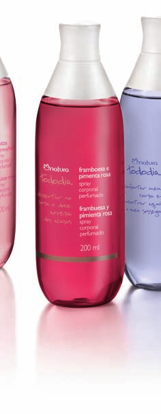 KRISKA TODODIA Spray corporal perfumado femenino frambuesa y pimienta rosa 200 ml 20 % de descuento (54935) 6 pts $ 9.