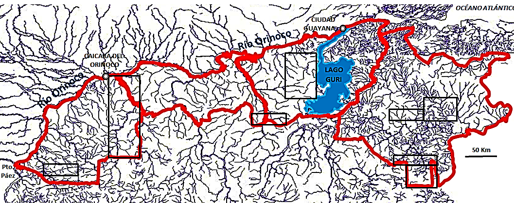 ARCO MINERO_Red Hidrográfica Completa (ríos de 1, 2 y 3 orden) Fuentes: Capa Red Hidrográfica_SIG