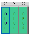 En la BSC de nuestro ejemplo tenemos dos tarjetas DPUc en cada subrack. Estas tarjetas funcionan en pull, es decir, los recursos se van asignando a medida que se necesitan. FIGURA 17.