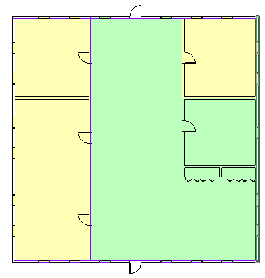 Un área es una subdivisión del espacio de un modelo de construcción, normalmente mayor que las habitaciones individuales. Las áreas no tienen por qué estar delimitadas por elementos de modelo.