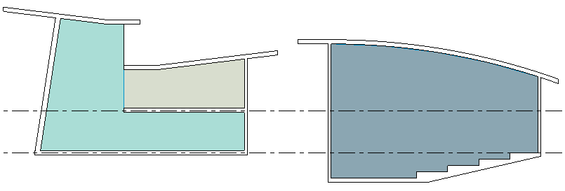 Habitaciones en vistas de plano Utilice una vista de plano para comprobar los contornos exteriores (perímetro) de una habitación.