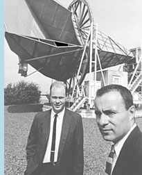 El descubrimiento de la radiación de fondo En 1965 Arno Penzias y Robert Wilson descubrieron una radiación de fondo que corresponde a la de un cuerpo negro a una