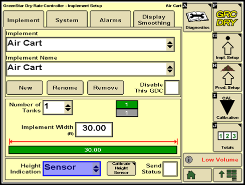 Se visualiza el modo de pasada incorrecto Ahora la pantalla GreenStar 3 2630 muestra todos los modos de pasada, incluyendo buscador de hilera, pasada de zanja y pasada de dique en la página de