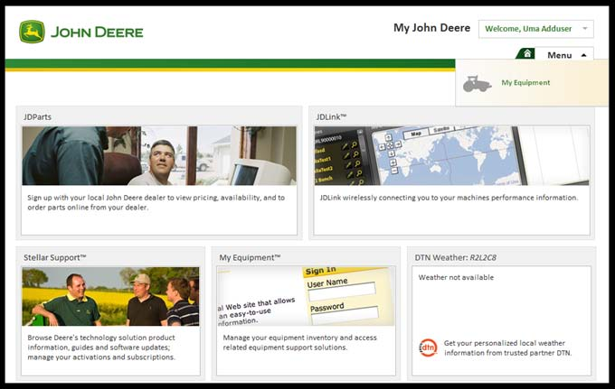 actualizar la pantalla GreenStar 3 2630 con la versión más reciente de software, comuníquese con un concesionario John Deere local o servicio de asistencia de GreenStar para obtener la versión 8.