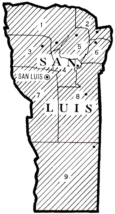 Tabla 1.13. Provincia de San Luis Villa Reynolds p g = 0.