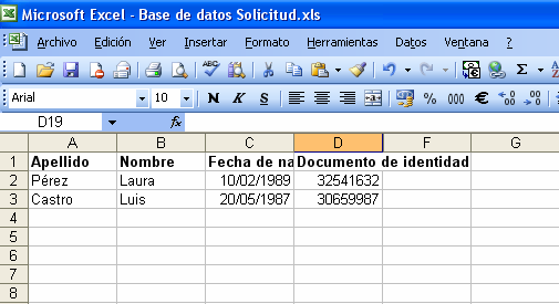 9. Al finalizar se habrá creado la base de datos con los datos de los archivos