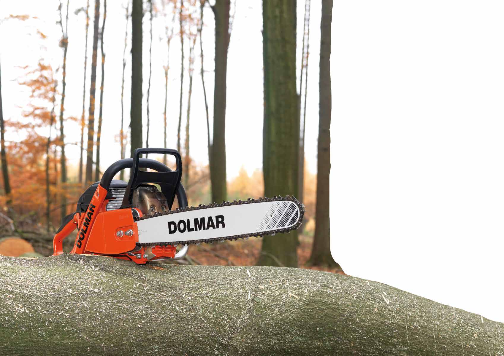 La amplia gama de motosierras Dolmar permite realizar desde trabajos de poda hasta los trabajos de tala más exigentes.