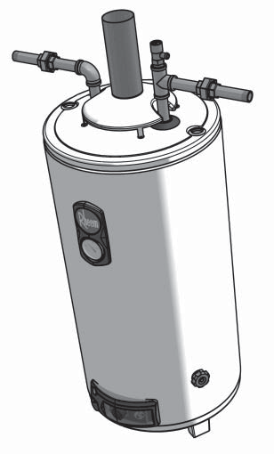INSTALACION Esquema de Instalación E F G Salida de agua caliente Unión doble Válvula de retención de calor Sombrerete Ventilación Válvula de seguridad Anodo de magnesio Unión doble Entrada de agua