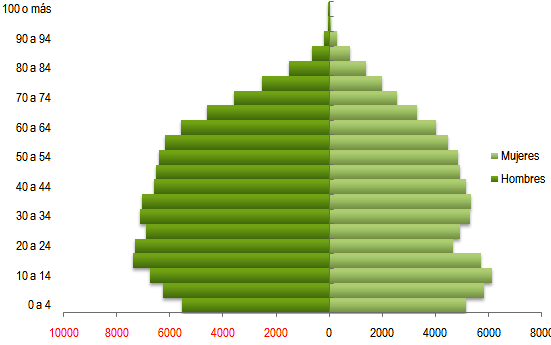 Pirámide de población rural Gráfico 4.