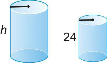 Ejemplo A Son los dos cubos rectangulares similares? Cómo lo sabes? Respuesta: = = = La relación entre los números de ambas nos indica que los dos cubos son similares.