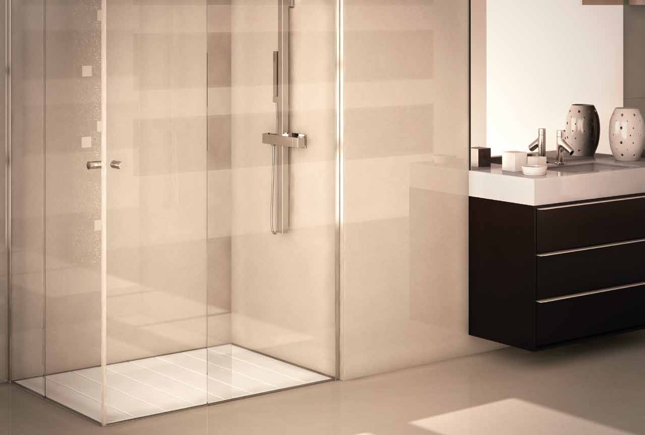 La colección de baños de Silestone presenta simplicidad en las formas, lineas rectas, espacios amplios, contraste noble de materiales y amplitud sin barreras.