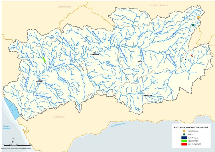 Figura 67.- Zonas protegidas de futura captación de agua para abastecimiento 3.4.1.