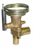 Válvulas de inyección de líquido de la serie L Elementos termostáticos y orificios intercambiables Características Adaptadas principalmente para el control del recalentamiento del gas de aspiración