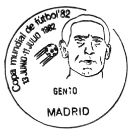 EXPOFIL MUNDIAL 82 Celebrándose en España el Campeonato Mundial de Futbol ESPAÑA 82, en el mes de junio de 1982, por Real Decreto se constituyó una Comisión Organizadora integrada por Correos, la F.N.M.T.