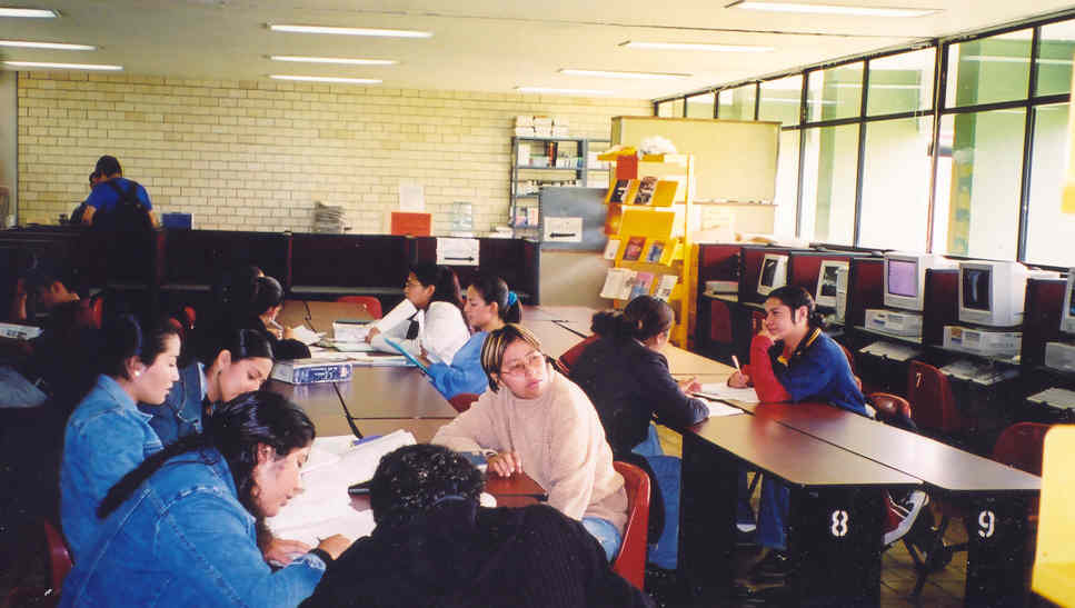 Foto A.14 - Biblioteca UPIBI, vista interior Foto A.